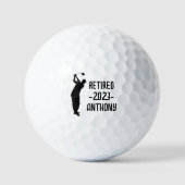 Ruhestand Golfer Birthday Ruhestand glücklich Rent Golfball (Vorderseite)