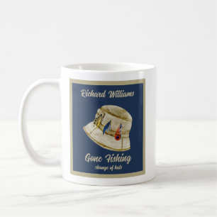 Ruhestand Gone Fishing Rentner-Anglerhut Kaffeetasse