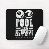 Ruhestand Great Remüde Pool Player Billiard 8 L Mousepad (Mit Mouse)