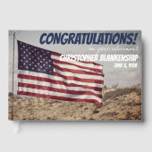 Ruhestand Herzlichen Glückwunsch Rustikale amerika Gästebuch (Vorderseite)