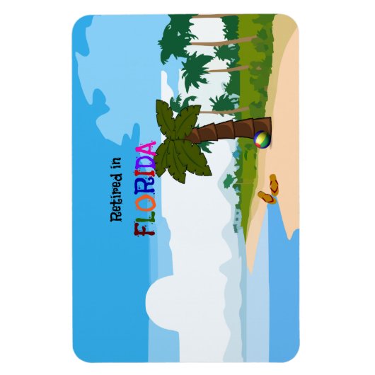 Ruhestand in Florida Magnet (Vertikal)