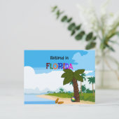 Ruhestand in Florida Postkarte (Stehend Vorderseite)