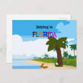 Ruhestand in Florida Postkarte (Vorne/Hinten)