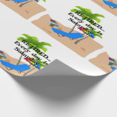 Ruhestand - Jeden Tag ist Samstag Geschenkpapier (Ecke)