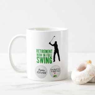 Ruhestand jetzt in vollem Gange Kaffeetasse