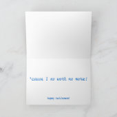 Ruhestand Karte (Innenseite)