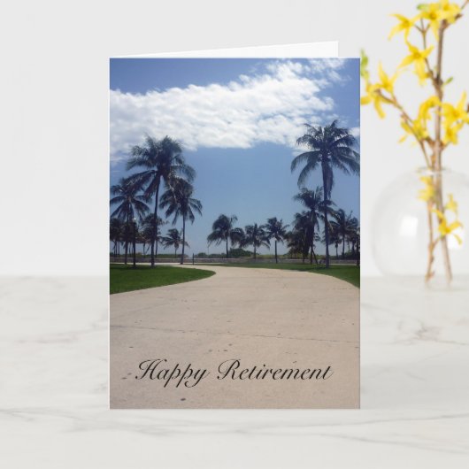 Ruhestand Karte (Gelbe Blume)