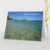 Ruhestand Karte (Gelbe Blume)