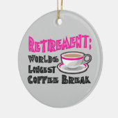 Ruhestand Keramik Ornament (Links)