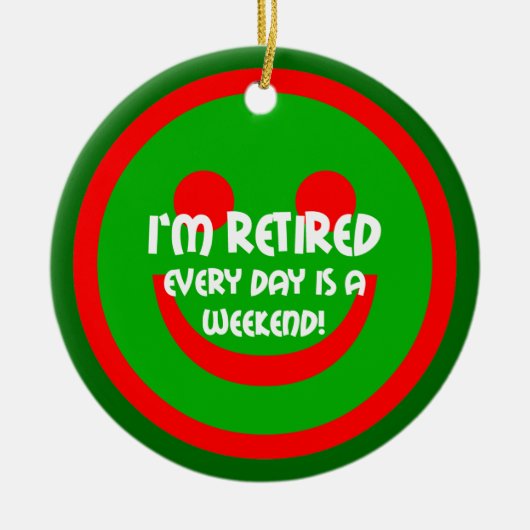 Ruhestand Keramikornament (Vorne)