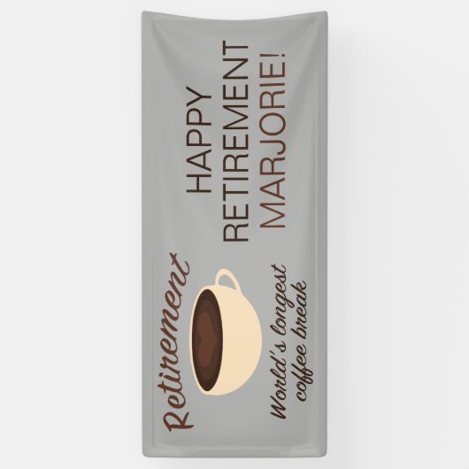 Ruhestand: Längste Kaffeepause der Welt Banner (Vertikal)