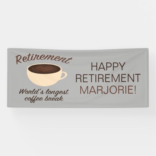 Ruhestand: Längste Kaffeepause der Welt Banner (Horizontal)