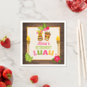 Ruhestand Luau Paper Napkins Serviette (Beispiel)