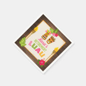 Ruhestand Luau Paper Napkins Serviette (Ecke)