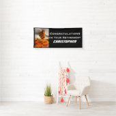 Ruhestand, Name, ausgewogener Rock Jumbo Banner (Insitu)