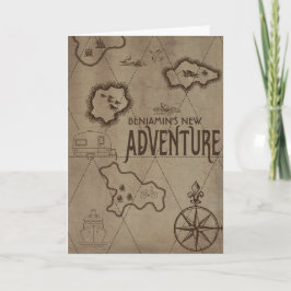 Ruhestand New Adventure Map Herzlichen Glückwunsch Karte