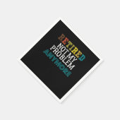 Ruhestand nicht mein Problem noch lustiger Ruhesta Serviette (Ecke)