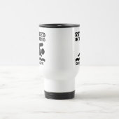 Ruhestand nicht müde Schwimmer Reisebecher (Mittel)