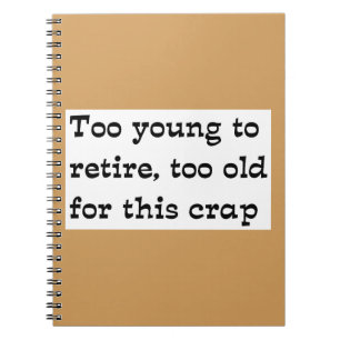 Ruhestand Notizblock