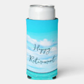 Ruhestand Ocean Sky Blue Momento Modern Selters Dosenkühler (Seltzer Vorderseite)