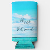 Ruhestand Ocean Sky Blue Momento Modern Selters Dosenkühler (Vorderseite)