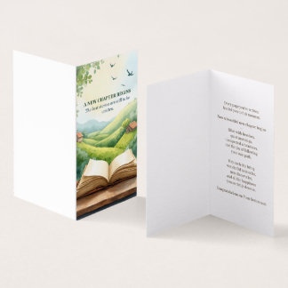 Ruhestand Offenes Buch Neues Kapitel Landschaftssz