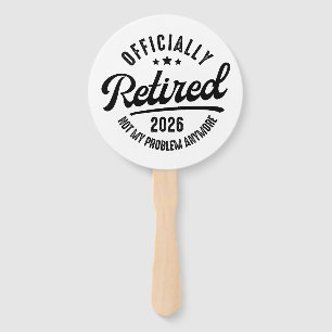 Ruhestand offiziell beendet 2026 Lustiger Ruhestan Fächer