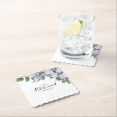 Ruhestand Party Blue White Floral Paper Untersetze Untersetzer (Vor Ort)