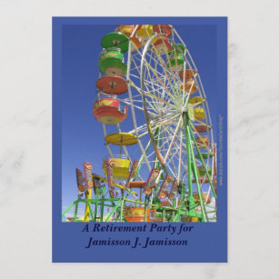 Riesenrad Einladungen Zazzle De 