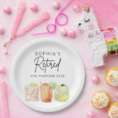 Ruhestand Party Funny Paper Tellers Party Decke Pappteller (Party)