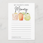 Ruhestand-Party für die gemeinsame Nutzung Ihres b Hinweiskarte (Vorderseite)