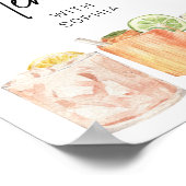 Ruhestand-Party für die gemeinsame Nutzung Ihres b Poster (Ecke)