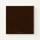 Ruhestand Party Gästebuch, Imitate Textured Burlap Notizblock (Rückseite)