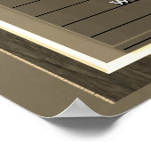 Ruhestand Party Golden Handshake Poster (Ecke)