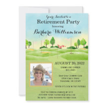 Ruhestand Party Golf Foto Party