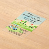 Ruhestand Party Golf Party Öffentliche Einladung (Ablage )