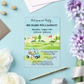 Ruhestand Party Golf Party Öffentliche Einladung (In Situ (Hochzeit))