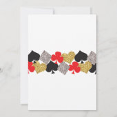 Ruhestand Party Las Vegas Casino Royale Einladung (Rückseite)