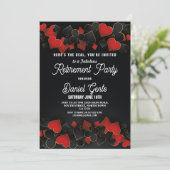 Ruhestand Party Las Vegas Casino Royale Einladung (Stehend Vorderseite)