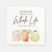 Ruhestand Party Napkins Party Dekoration Serviette (Vorderseite)