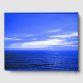 Ruhestand Party Nautical Anchor Blue Ocean Gästebuch (Rückseite)