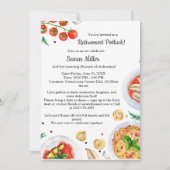 Ruhestand Party Potluck Einladung (Vorderseite)