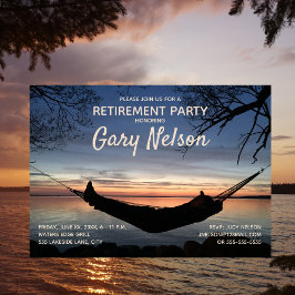 Ruhestand Party Relax Hammock Einladung