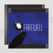 Ruhestand Party Ruhestand Abschied CUSTOMIZE Einladung (Vorne/Hinten)