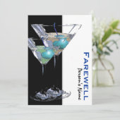 Ruhestand Party Ruhestand Abschied CUSTOMIZE Einladung (Stehend Vorderseite)