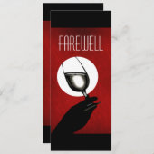 Ruhestand Party Ruhestand Abschied CUSTOMIZE Einladung (Vorne/Hinten)