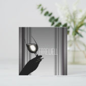 Ruhestand Party Ruhestand Abschied CUSTOMIZE Einladung (Stehend Vorderseite)