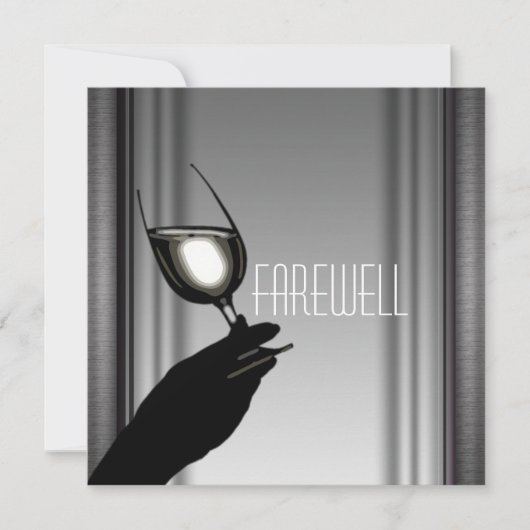 Ruhestand Party Ruhestand Abschied CUSTOMIZE Einladung (Vorderseite)