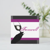 Ruhestand Party Ruhestand Abschied CUSTOMIZE Einladung (Stehend Vorderseite)
