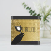 Ruhestand Party Ruhestand Abschied CUSTOMIZE Einladung (Stehend Vorderseite)